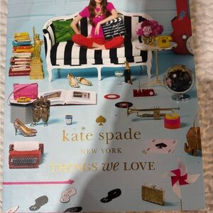 Kate Spade Black and White Striped Sofa Poster